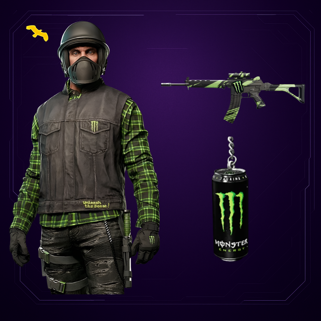 حزمة مونستر بلاك اوبس 6 FALCON STORE